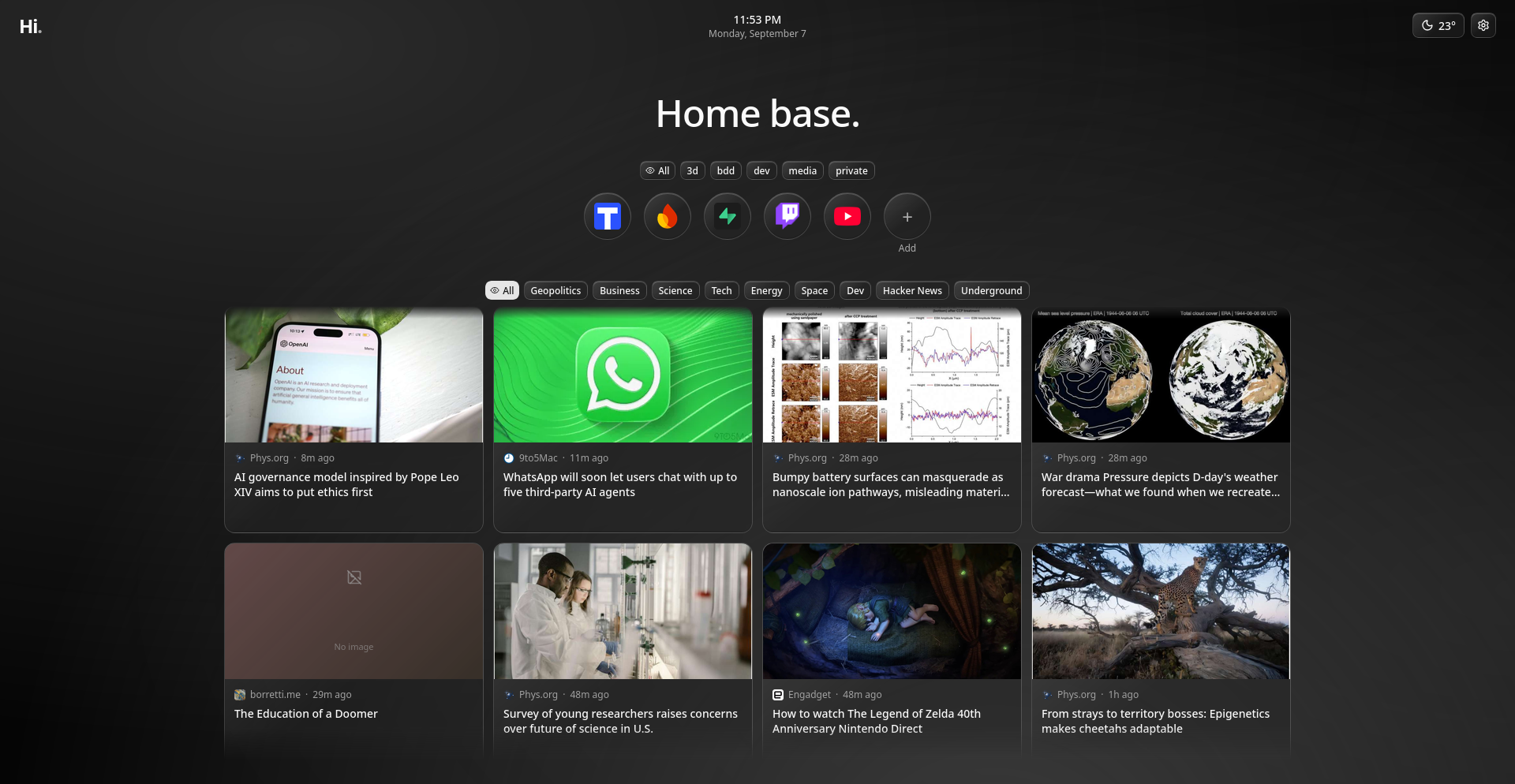 StatEko Landing Page