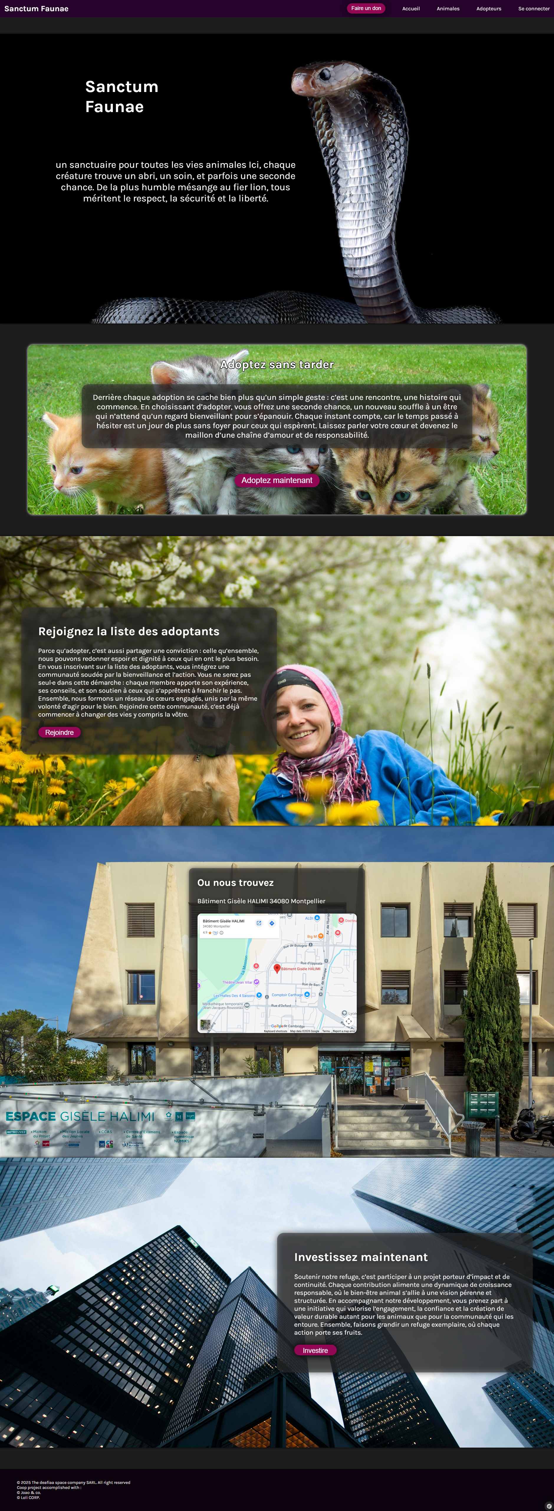 Home page sanctum faunae